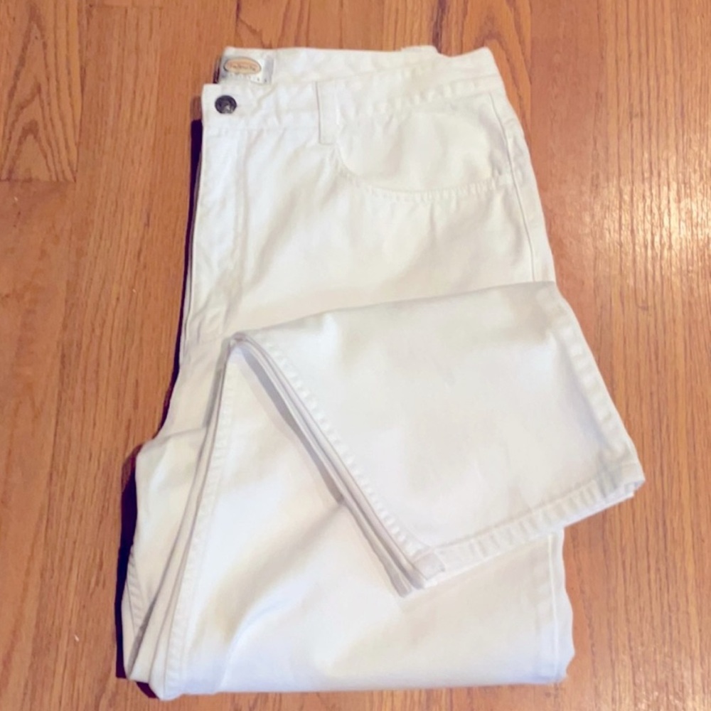 Talbots White Petite Jeans